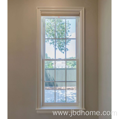 Vertical sliding double single-sided glass sash